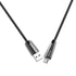 Hoco U35 Micro USB Smart Power Off Charging Data Cable - 1M - Black